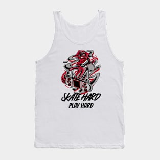 Skate hard, play hard skating Tank Top